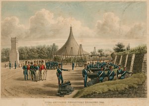Esercitazioni del Royal Artillery Repository, 1844 da English School