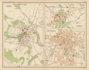 Atlante Reale, c 1900: Buxton; Warwick; Cheltenham da English School