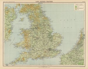Atlante Reale, c 1900: Caratteristiche della Superficie Terrestre da English School
