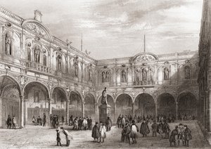 Royal Exchange, Londra, Inghilterra da English School