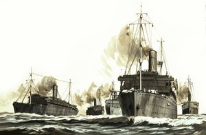 Navi della Royal Mail Line in servizio durante la Prima Guerra Mondiale
