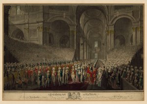 Processione Reale nella Cattedrale di San Paolo il Giorno di San Giorgio, 1789 da English School