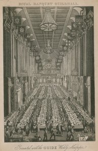 Banchetto reale, Guildhall, Londra da English School