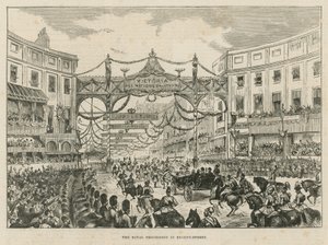 Processione reale in Regent Street da English School