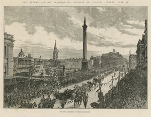 Processione reale in Trafalgar Square