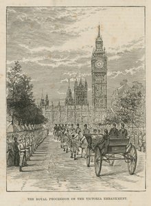 Processione reale sul Victoria Embankment