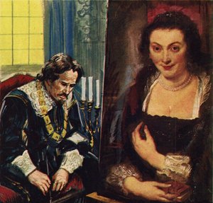 Rubens con un ritratto della sua defunta moglie, Isabella