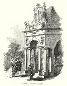 Casa estiva di Rubens (incisione) da English School