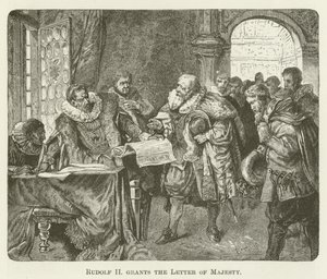 Rodolfo II concede la Lettera di Maestà