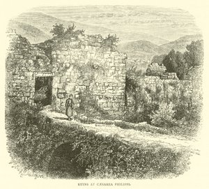 Rovine a Cesarea di Filippo da English School