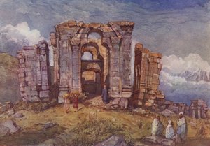 Rovine del Tempio del Sole di Martand, Kashmir