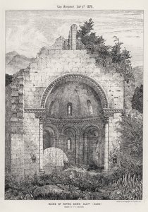 Rovine di Notre Dame Alet, Aude da English School