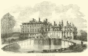 Rovine del Palazzo di St Cloud, ottobre 1870