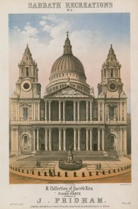Sabbath Recreations: Una raccolta di arie sacre per il pianoforte arrangiate da J Pridham da English School