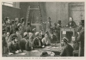 Vendita nello studio del defunto Sir Edwin Landseer da English School