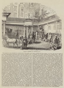 Vendita di Cavalli da Tattersall (incisione) da English School