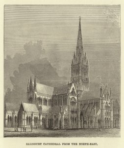 Cattedrale di Salisbury da nord-est da English School