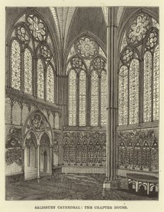 Cattedrale di Salisbury, la sala capitolare da English School