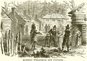 Samoset accoglie gli inglesi