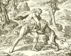 Sansone e il leone