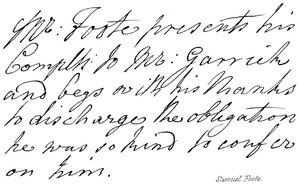 Samuel Foote da English School