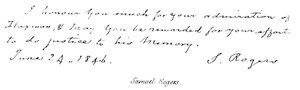 Samuel Rogers da English School