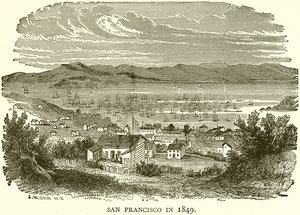 San Francisco nel 1849 da English School