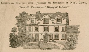 Sandford Manor House, Fulham, Londra, precedentemente dimora di Nell Gwynne