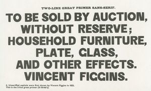 Poster sans serif da English School