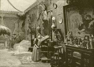 Sarah Bernhardt nel suo studio