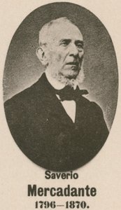 Saverio Mercadante (incisione) da English School