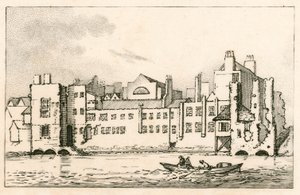 Savoy, Londra, come è attualmente, 1792 da English School