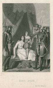 Scena da Re Giovanni di William Shakespeare da English School