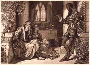 Scena da Otello, Atto I Scena 3, di William Shakespeare da English School