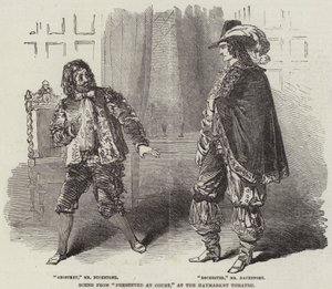 Scena da Presented at Court, al Teatro Haymarket da English School