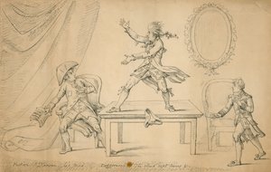 Scena da Sylvester Daggerwood di George Coleman il giovane da English School