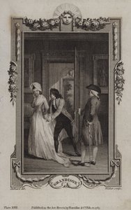 Scena da La Storia di Sir Charles Grandison, di Samuel Richardson da English School