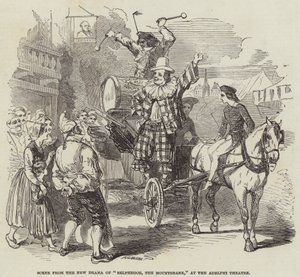 Scena dal Nuovo Dramma "Belphegor, Il Saltimbanco" al Teatro Adelphi da English School