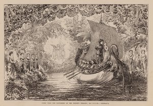 Scena della pantomima al Prince