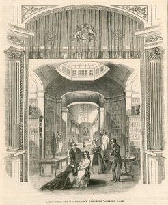 Scena della commedia La Figlia dei Patrizi, Teatro Drury Lane, Londra da English School