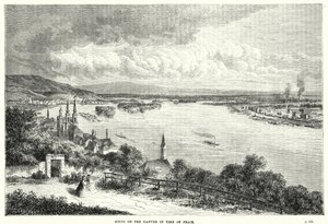 Scena sul Danubio in tempo di pace da English School