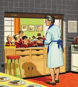 Addetta alla mensa scolastica da English School