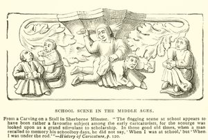Scena scolastica nel Medioevo da English School