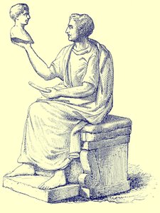 Scultore, illustrazione da Storia di Roma di Victor Duruy, pubblicata nel 1884 da English School
