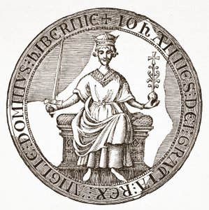 Sigillo di re Giovanni alla Magna Carta da English School
