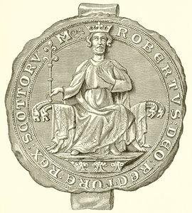 Sigillo di Robert Bruce, re di Scozia da English School