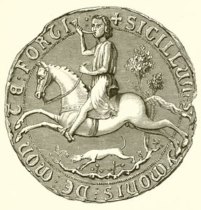 Sigillo di Simon de Montfort da English School