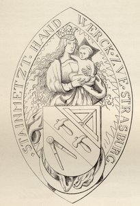 Sigillo dei Muratori di Strasburgo, 1524, da 