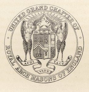Sigillo del United Grand Chapter of Royal Arch Masons of England, 1817, da 