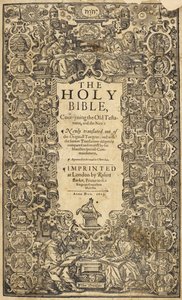 Seconda edizione in folio della cosiddetta Bibbia di Re Giacomo, 